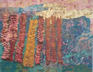 La sentinelle Collage-acrylique, 2015 30 x 24 po. 270 $