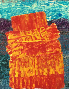 L'arbre qui cache la forêt Collage-acrylique, 2015 16 x 20 po. 180 $ 